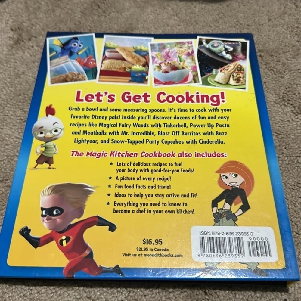 Disney Magic Kitchen cookbook Great for Kids